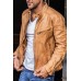 Men's Leather Racer Jacket