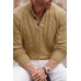 men's autumn and winter thickened turtleneck sweater solid color knitted sweater